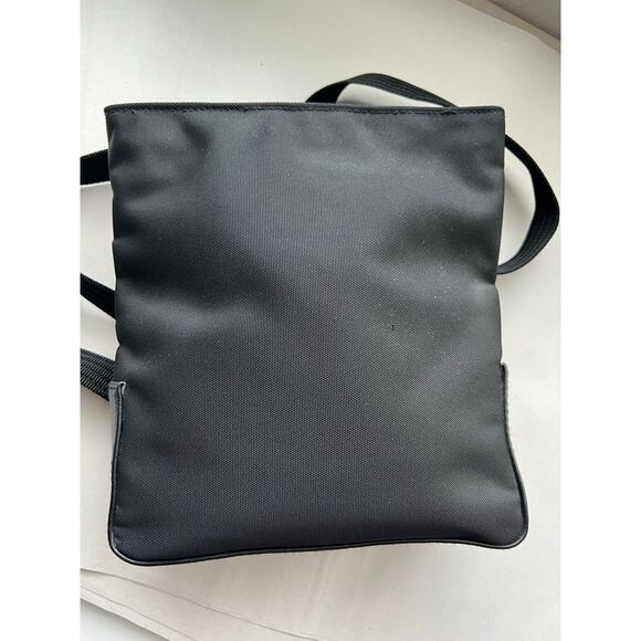 Ordning Reda Handbags - Ordning Reda Backpack Black Small Zipper Nylon Leather Trim Travel